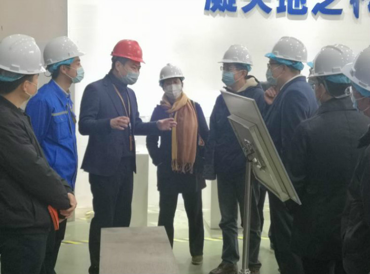 同濟大學材料學院黨委書記王中平教授蒞臨晶微參觀指導