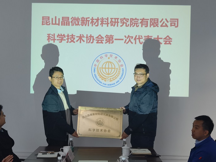 昆山晶微新材料研究院有限公司科協(xié)成立大會(huì)暨第一次代表大會(huì)順利召開(kāi)